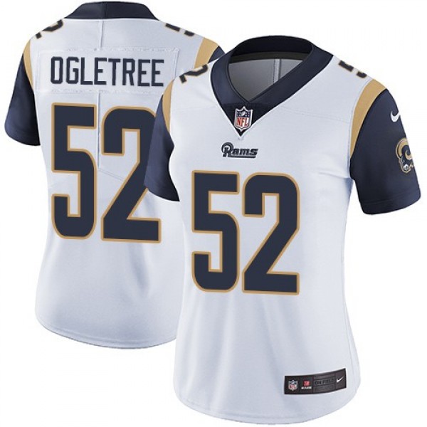 Women's Rams #52 Alec Ogletree White Stitched NFL Vapor Untouchable Limited Jersey