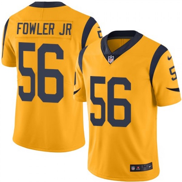 Nike Rams #56 Dante Fowler Jr Gold Men's Stitched NFL Limited Rush Jersey