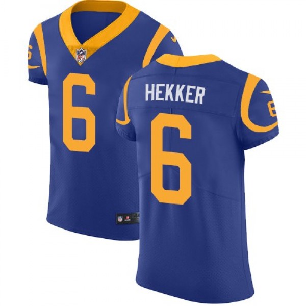 Nike Rams #6 Johnny Hekker Royal Blue Alternate Men's Stitched NFL Vapor Untouchable Elite Jersey