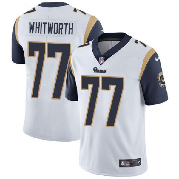 Nike Rams #77 Andrew Whitworth White Men's Stitched NFL Vapor Untouchable Limited Jersey