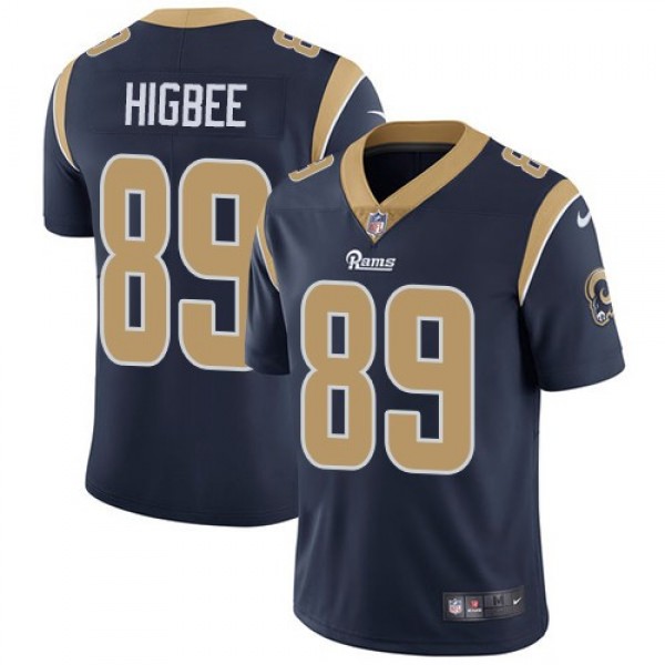 Nike Rams #89 Tyler Higbee Navy Blue Team Color Men's Stitched NFL Vapor Untouchable Limited Jersey
