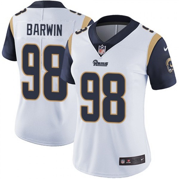Women's Rams #98 Connor Barwin White Stitched NFL Vapor Untouchable Limited Jersey