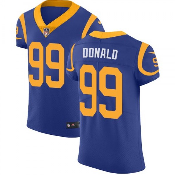 Nike Rams #99 Aaron Donald Royal Blue Alternate Men's Stitched NFL Vapor Untouchable Elite Jersey