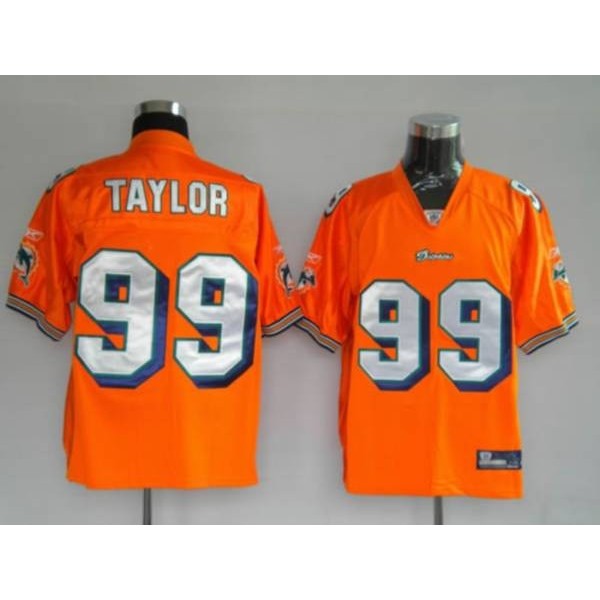 الماسح Dolphins Jason Taylor #99 Orange Stitched NFL Jersey,NFL Jersey 6 الماسح