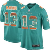 غسالة  كيلو Nike Dolphins #13 Dan Marino Aqua Green Team Color Men's Stitched ... غسالة  كيلو