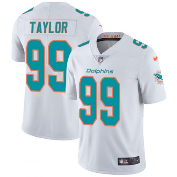 Nike Dolphins #99 Jason Taylor White Men's Stitched NFL Vapor Untouchable Limited Jersey