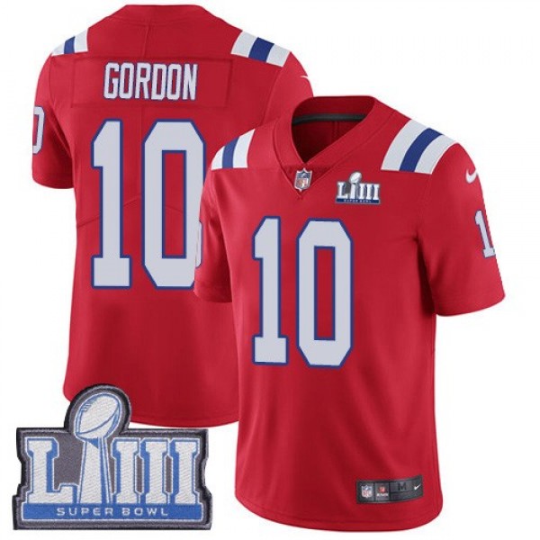 بخور لبان الذكر Nike Patriots #10 Josh Gordon Red Alternate Super Bowl LIII Bound ... بخور لبان الذكر