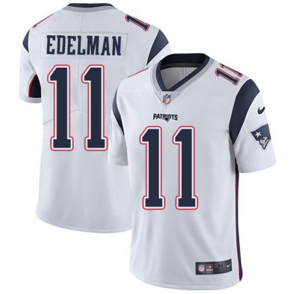 فيتامين Nike Patriots #11 Julian Edelman White Men's Stitched NFL Vapor ... فيتامين