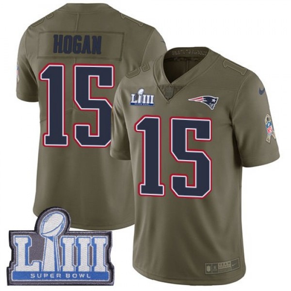 عين على المجهول Nike Patriots #15 Chris Hogan Olive Super Bowl LIII Bound Men's ... عين على المجهول