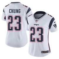 الوان لمبات الليد Women's Patriots #23 Patrick Chung White Stitched NFL Vapor ... الوان لمبات الليد