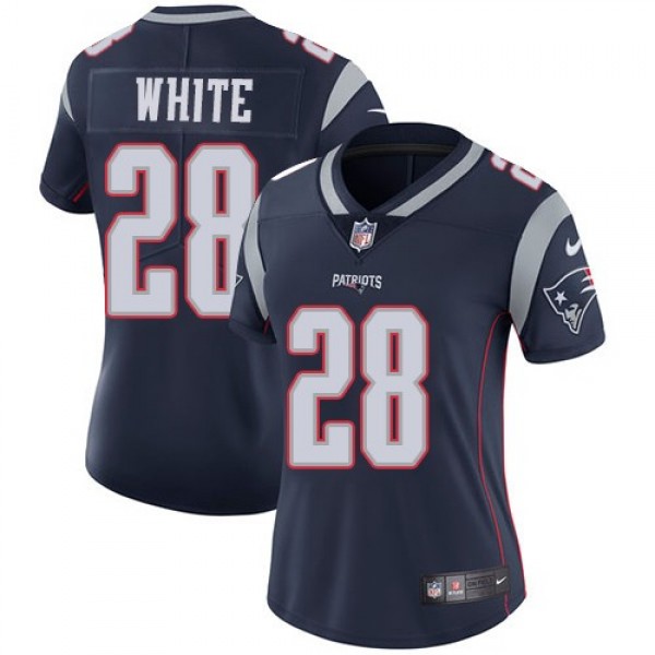 بورتوفينو Nike Patriots #28 James White Red Alternate Women's Stitched NFL 100th Season Vapor Limited Jersey حجاب الاميرة
