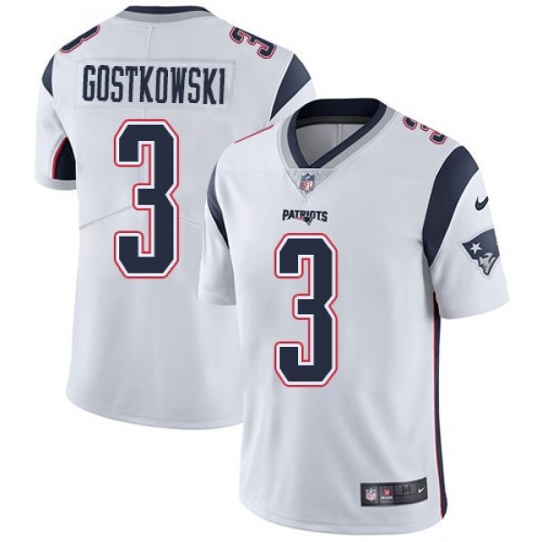 صاج البان كيك Nike Patriots #3 Stephen Gostkowski White Men's Stitched NFL Vapor ... صاج البان كيك