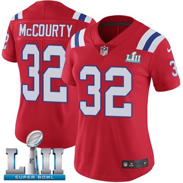 تيك تاك تو #32 Limited Devin McCourty Red Nike NFL Alternate Women's Jersey New England Patriots Vapor Untouchable Super Bowl LIII Bound كيف اسوي قهوه