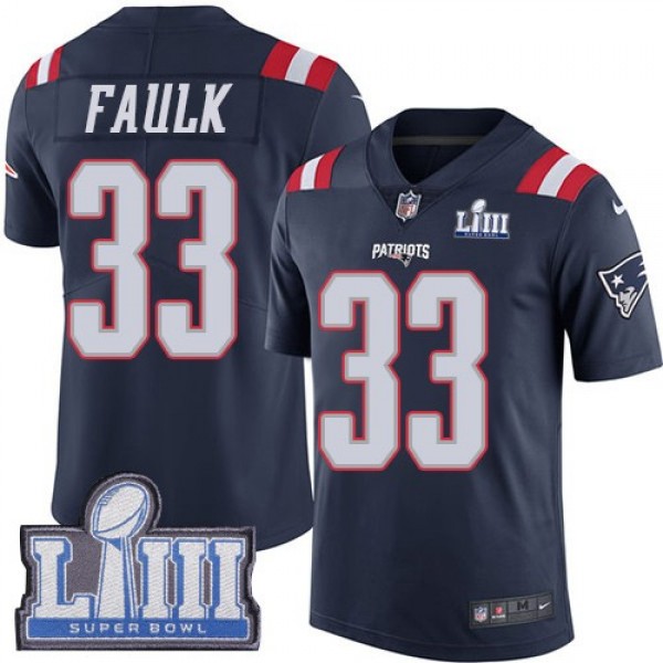 التحميله Nike Patriots #33 Kevin Faulk Navy Blue Super Bowl LIII Bound ... التحميله