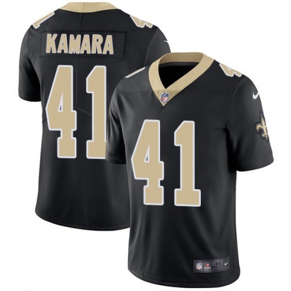 Nike Saints #41 Alvin Kamara Black Team Color Men's Stitched NFL Vapor Untouchable Limited Jersey