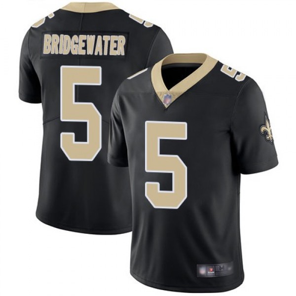 Nike Saints #5 Teddy Bridgewater Black Team Color Men's Stitched NFL Vapor Untouchable Limited Jersey