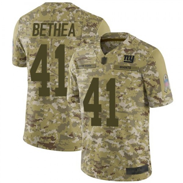 Nike Giants #41 Antoine Bethea Camo Men's Stitched NFL Limited 2018 Salute To Service Jersey