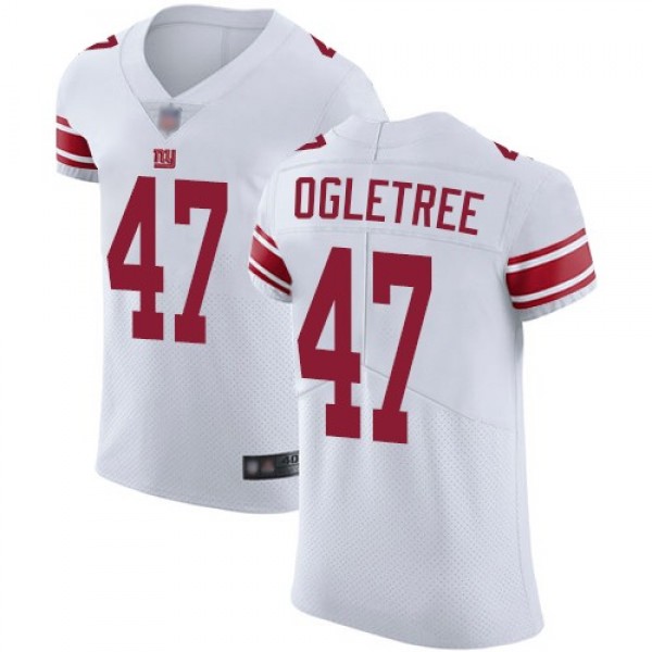 Nike Giants #47 Alec Ogletree White Men's Stitched NFL Vapor Untouchable Elite Jersey