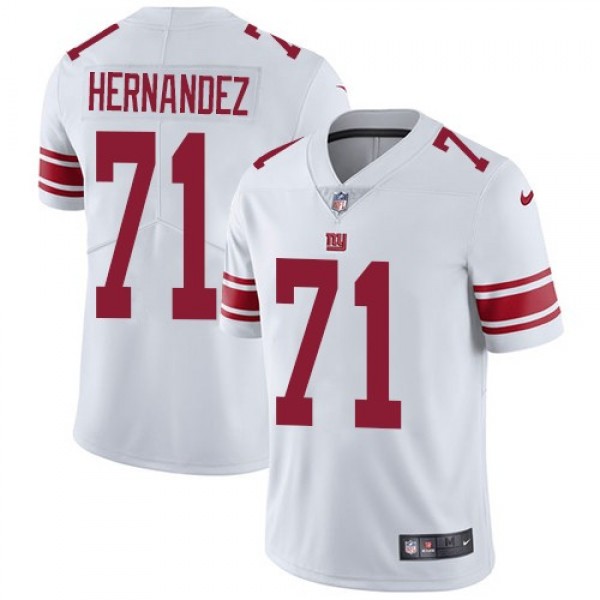 Nike Giants #71 Will Hernandez White Men's Stitched NFL Vapor Untouchable Limited Jersey
