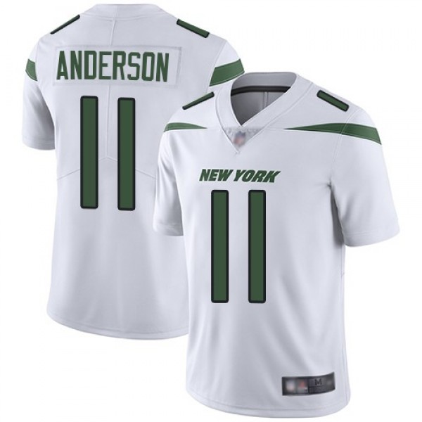 Nike Jets #11 Robby Anderson White Men's Stitched NFL Vapor Untouchable Limited Jersey