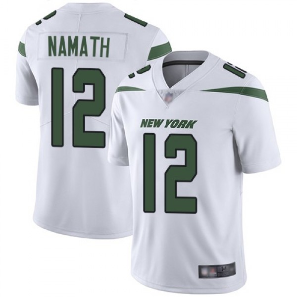 Nike Jets #12 Joe Namath White Men's Stitched NFL Vapor Untouchable Limited Jersey