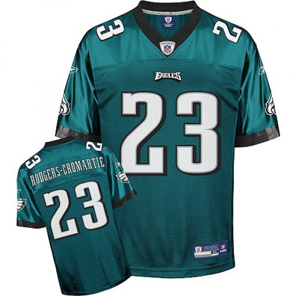 Eagles #23 Rodgers-Cromartie Green Stitched NFL Jersey