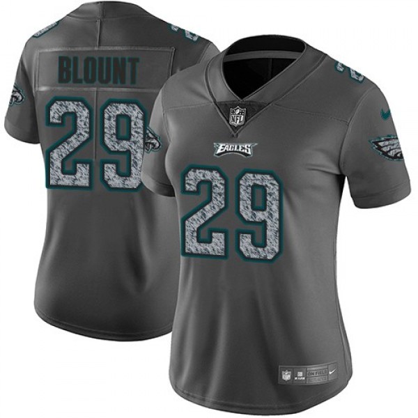Women's Eagles #29 LeGarrette Blount Gray Static Stitched NFL Vapor Untouchable Limited Jersey