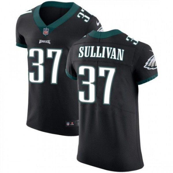 Nike Eagles #37 Tre Sullivan Black Alternate Men's Stitched NFL Vapor Untouchable Elite Jersey