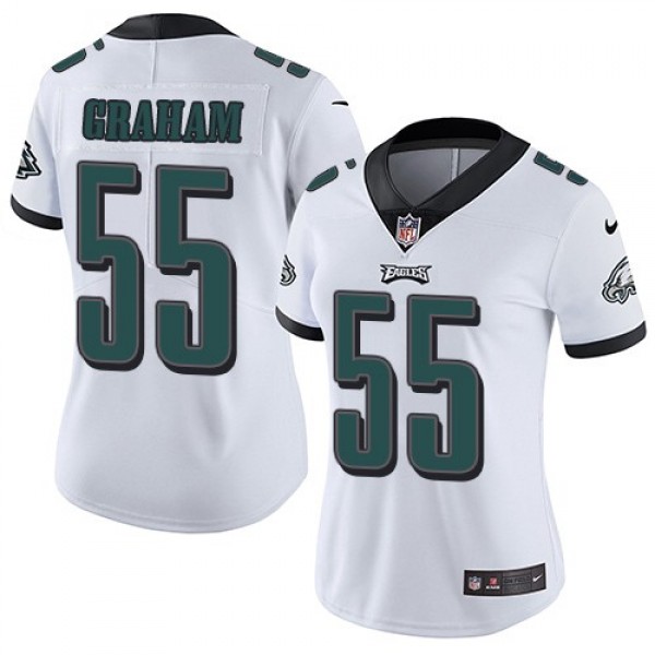 Women's Eagles #55 Brandon Graham White Stitched NFL Vapor Untouchable Limited Jersey