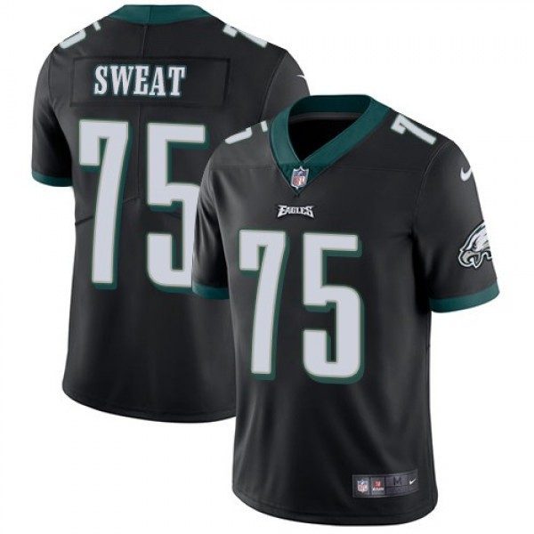 Nike Eagles #75 Josh Sweat Black Alternate Men's Stitched NFL Vapor Untouchable Limited Jersey