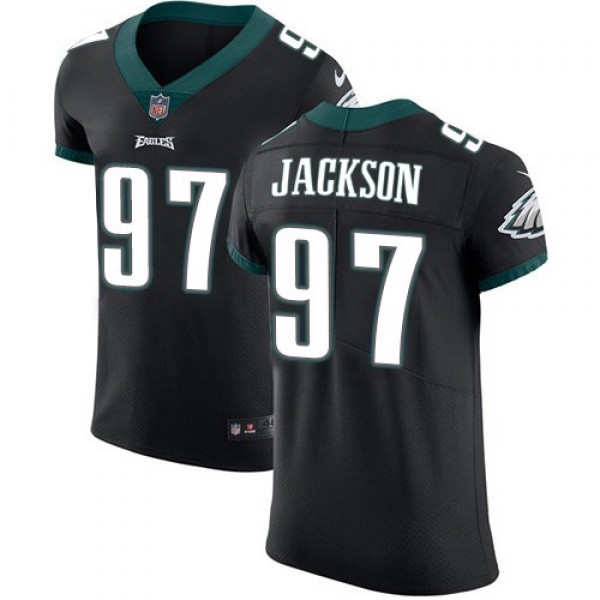 Nike Eagles #97 Malik Jackson Black Alternate Men's Stitched NFL Vapor Untouchable Elite Jersey