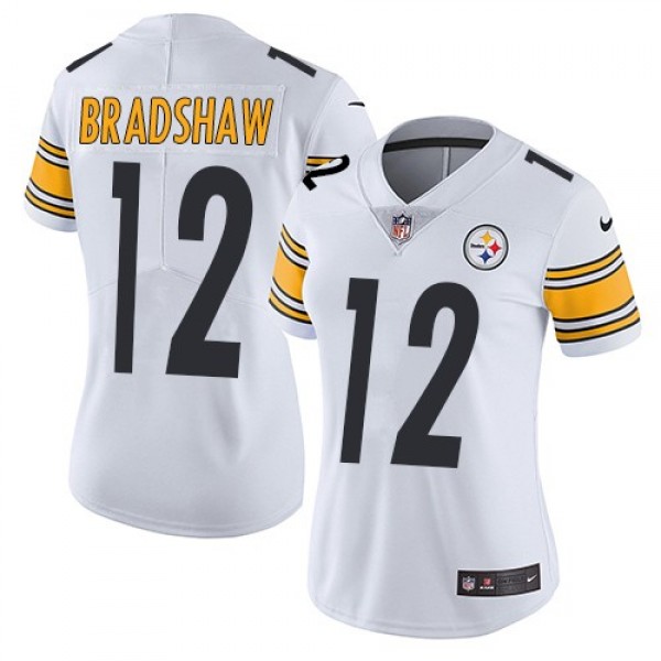 رقم دعم كريم Women's Steelers #12 Terry Bradshaw White Stitched NFL Vapor ... رقم دعم كريم