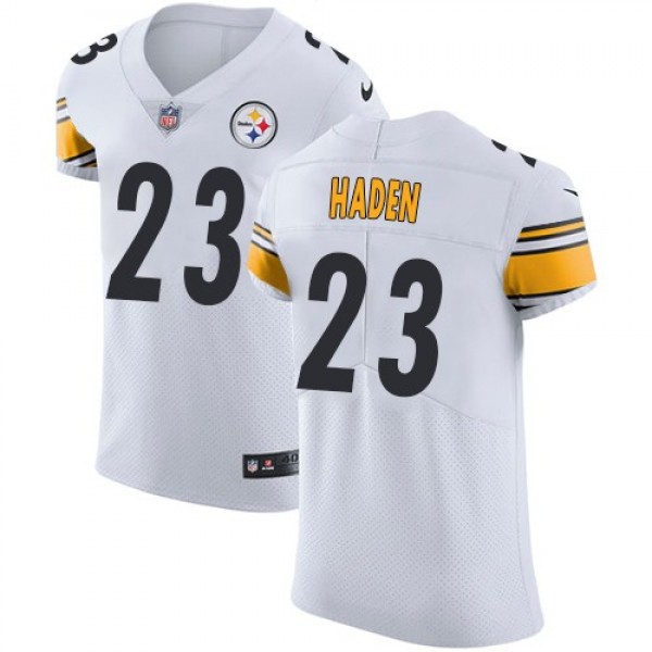 البقان Nike Steelers #23 Joe Haden White Men's Stitched NFL Vapor ... البقان