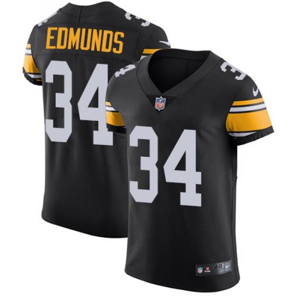 Nike Steelers #34 Terrell Edmunds Black Team Color Men's Stitched NFL Vapor Untouchable Elite Jersey