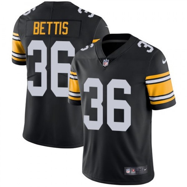 Nike Steelers #36 Jerome Bettis Black Alternate Men's Stitched NFL Vapor Untouchable Limited Jersey