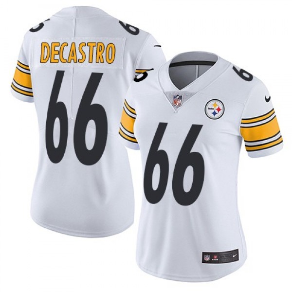 اشكال قوالب المعمول Women's Steelers #66 David DeCastro White Stitched NFL Vapor ... اشكال قوالب المعمول