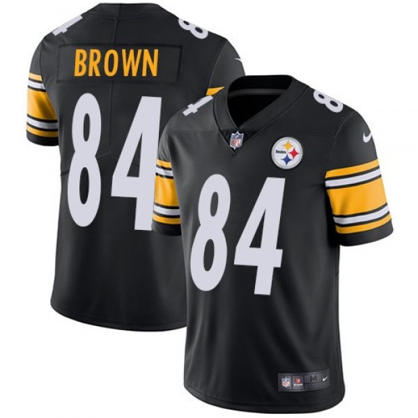 Nike Steelers #84 Antonio Brown Black Team Color Men's Stitched NFL Vapor Untouchable Limited Jersey
