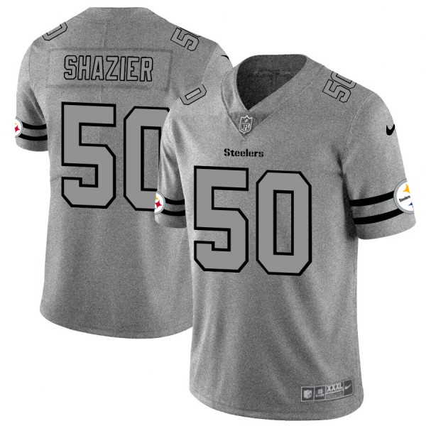 حلو للعيد Pittsburgh Steelers #50 Ryan Shazier Men's Nike Gray Gridiron II ... حلو للعيد