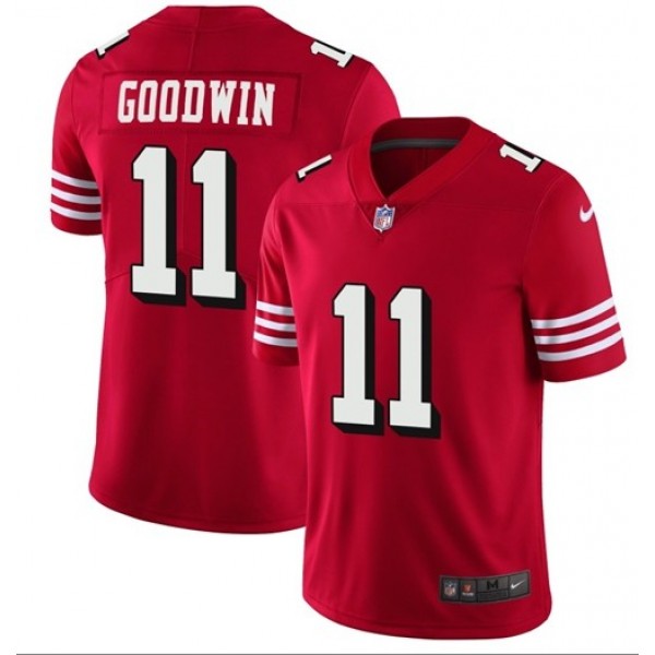 Nike 49ers #11 Marquise Goodwin Red Team Color Men's Stitched NFL Vapor Untouchable Limited II Jersey