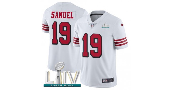 سعر عطر مضاوي Nike 49ers #19 Deebo Samuel White Super Bowl LIV 2020 Rush ... سعر عطر مضاوي