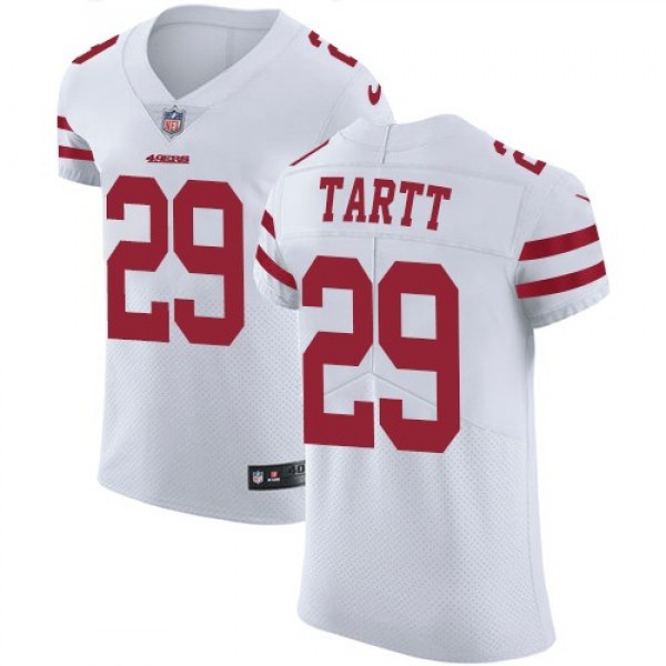 Nike 49ers #29 Jaquiski Tartt White Men's Stitched NFL Vapor Untouchable Elite Jersey
