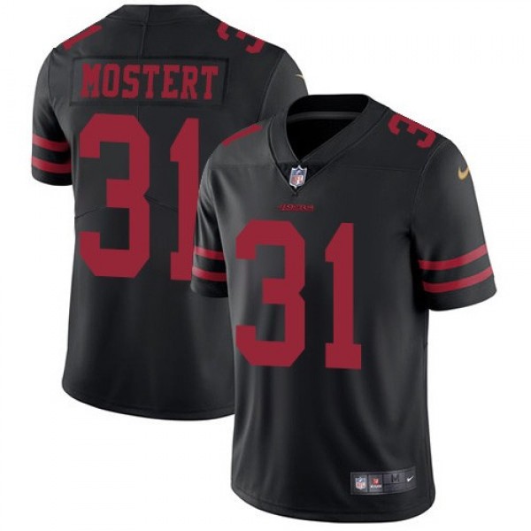 Nike 49ers #31 Raheem Mostert Black Alternate Men's Stitched NFL Vapor Untouchable Limited Jersey