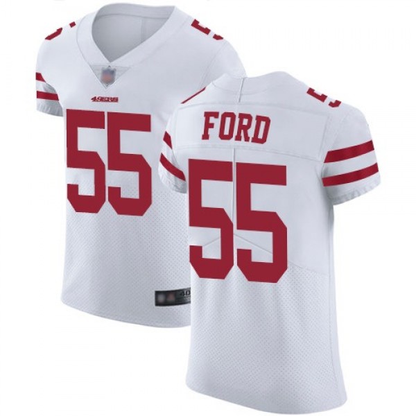Nike 49ers #55 Dee Ford White Men's Stitched NFL Vapor Untouchable Elite Jersey
