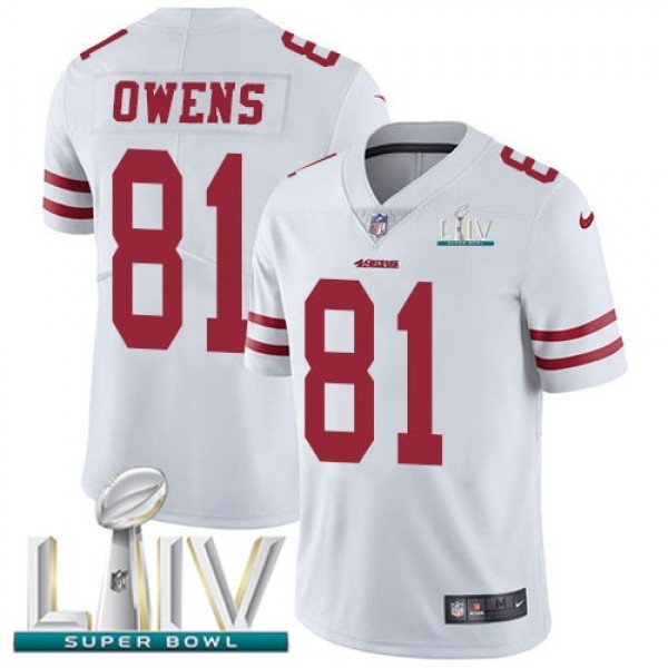 Nike 49ers #81 Jordan Matthews White Super Bowl LIV 2020 Men's Stitched NFL Vapor Untouchable Limited Jersey