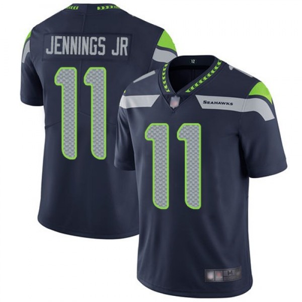 Nike Seahawks #11 Gary Jennings Jr. Steel Blue Team Color Men's Stitched NFL Vapor Untouchable Limited Jersey