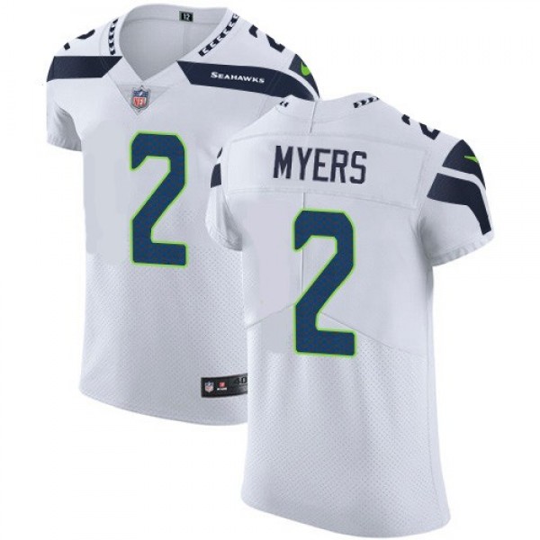 Nike Seahawks #2 Jason Myers White Men's Stitched NFL Vapor Untouchable Elite Jersey