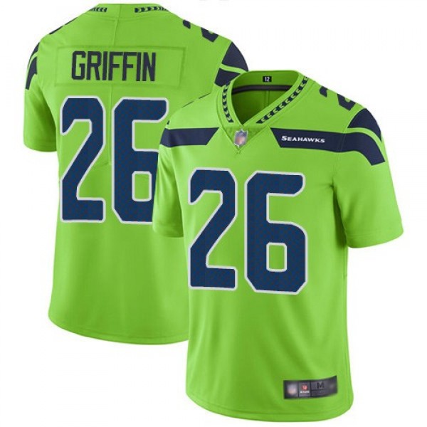 Nike Seahawks #26 Shaquem Griffin Green Men's Stitched NFL Limited Rush Jersey