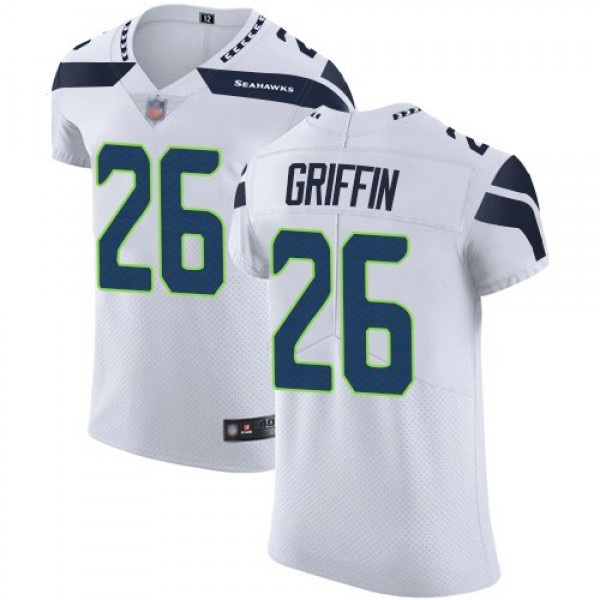 Nike Seahawks #26 Shaquem Griffin White Men's Stitched NFL Vapor Untouchable Elite Jersey