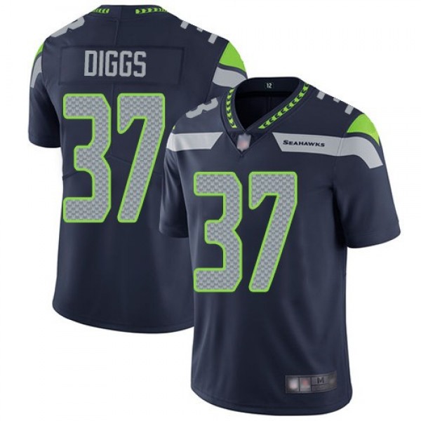 Nike Seahawks #37 Quandre Diggs Steel Blue Team Color Men's Stitched NFL Vapor Untouchable Limited Jersey