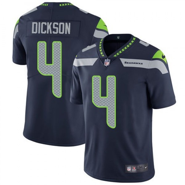 Nike Seahawks #4 Michael Dickson Steel Blue Team Color Men's Stitched NFL Vapor Untouchable Limited Jersey